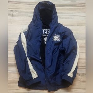 Vintage Colesseum University Of Connecticut Huskies Reversible Jacket